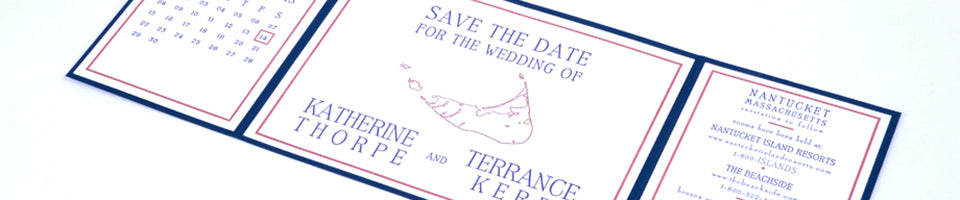 engraved save the dates