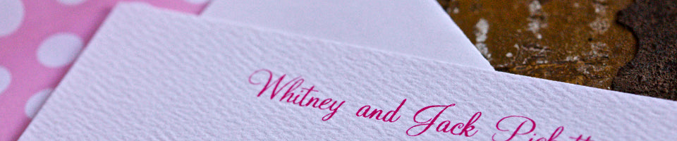 flat print children's stationery