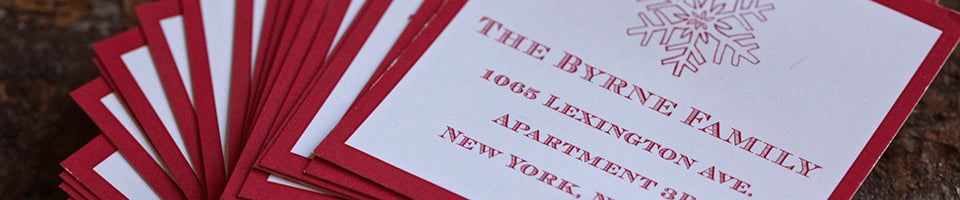 holiday address stickers