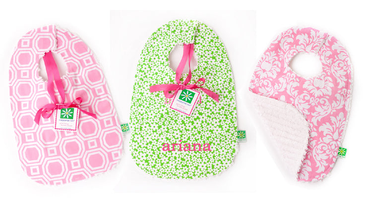 personalized baby girl bibs