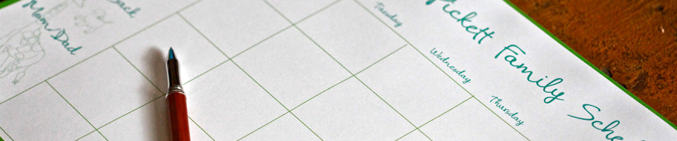 schedule pads