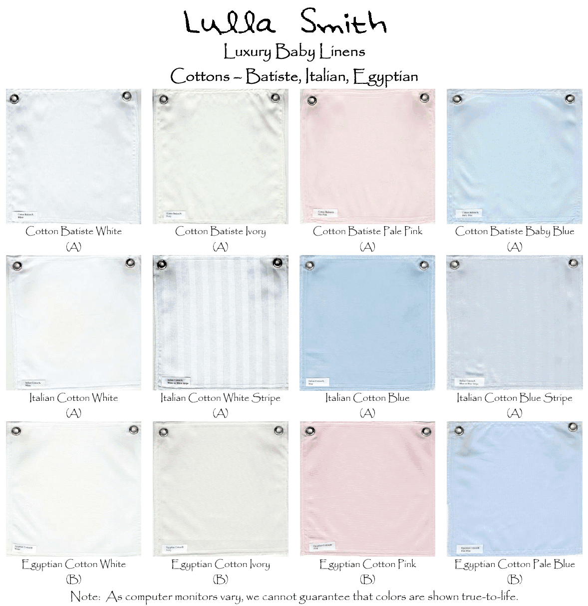 anjou cotton crib bedding (custom colors available) (contact us for pricing)
