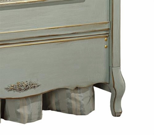art for kids bonne nuit cherubini crib (versailles blue)