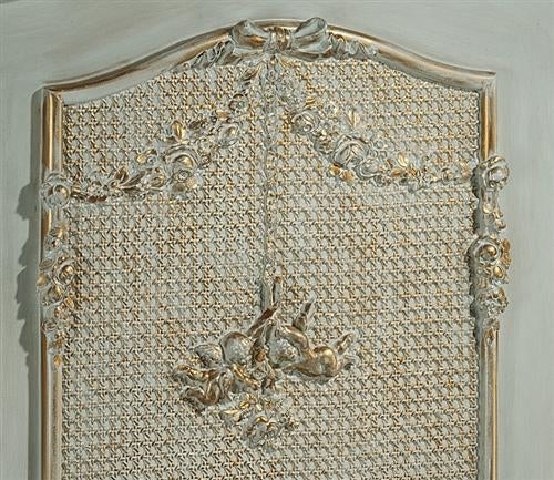 art for kids bonne nuit cherubini crib (versailles blue)