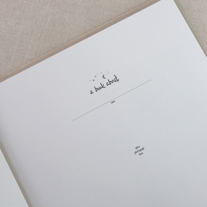 baby's first book - champagne by rag & bone bindery