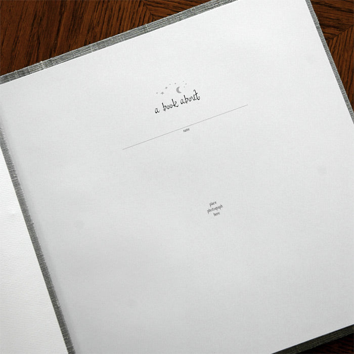 baby's first book - silver by rag & bone bindery