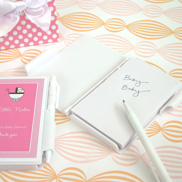 Personalized Baby Shower Notebook Favors