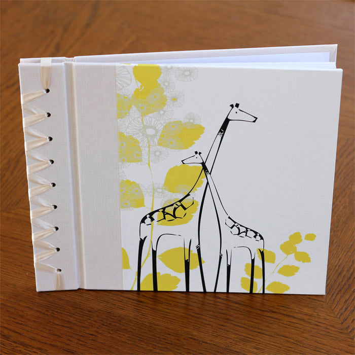baby's first book - yellow giraffe by rag & bone bindery