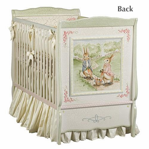 beatrix potter enchanted forest french panel crib by art for kids