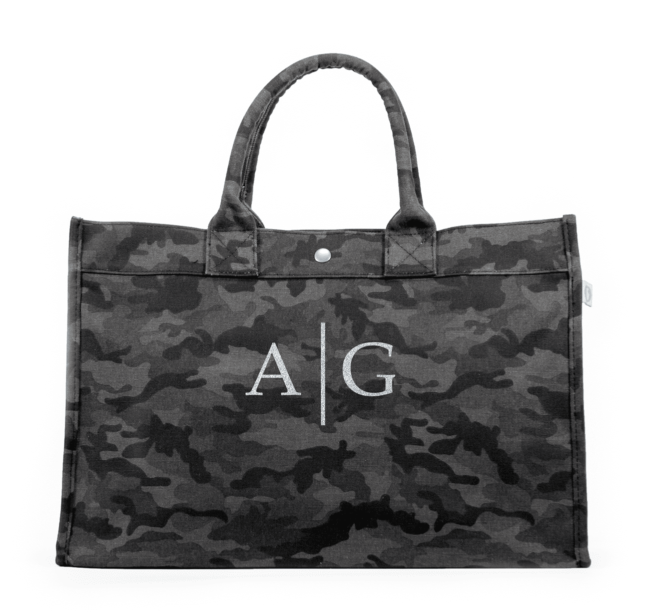 black camo tote