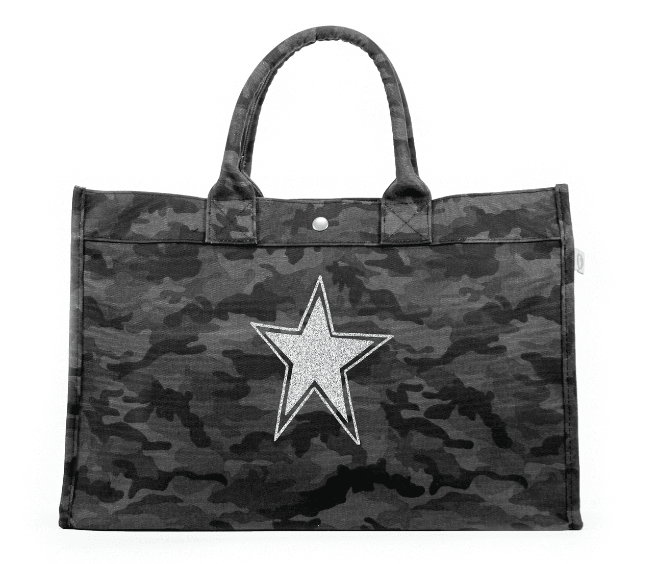 black camo tote