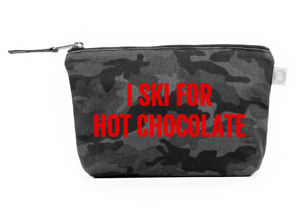 black camouflage - SKI Patch Tote