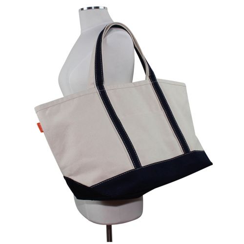 boat tote - navy