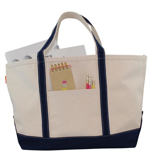 boat tote - navy