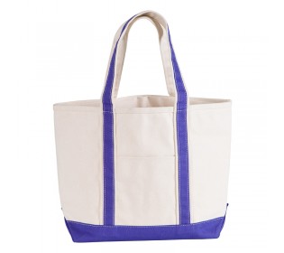 boat tote - violet