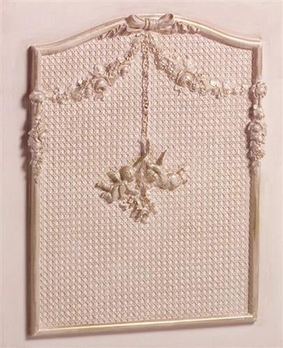 bonne nuit cherubini crib by art for kids (versailles pink)