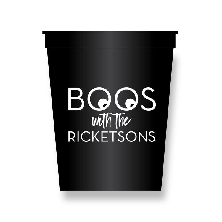 boo with you party cups - D35