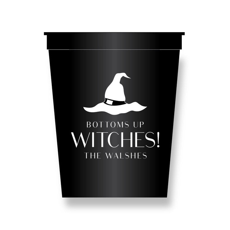 bottoms up witches party cups - D40