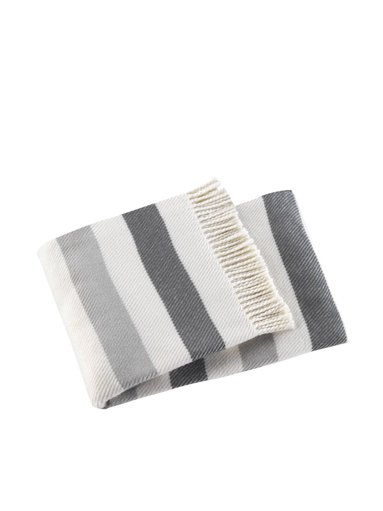 candy stripe fringed throw blanket (several colors available)