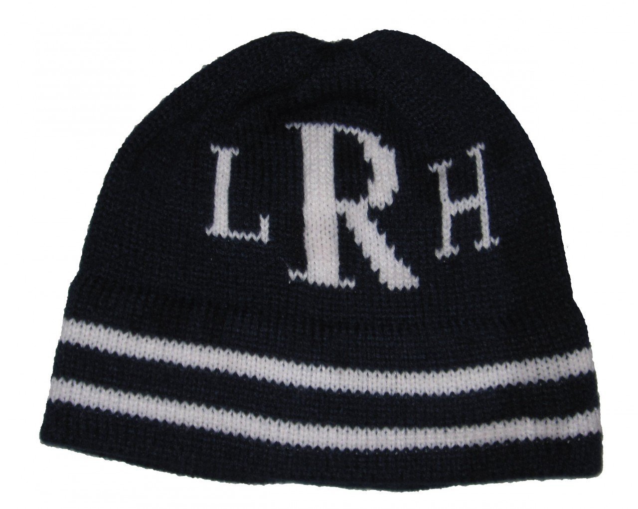 classic personalized hat with monogrammed initials