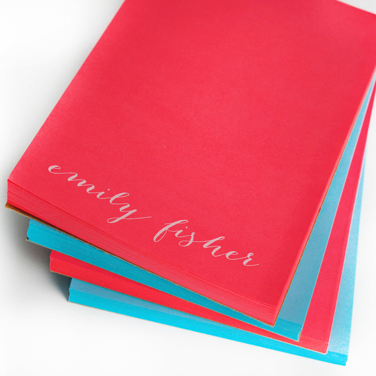 Combo Sets of White on Bright Note Pads