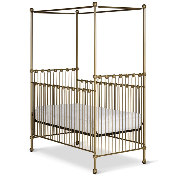 corsican iron canopy crib - stars 40568