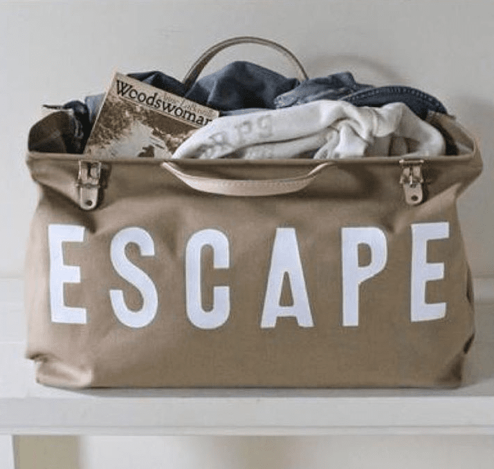 custom text weekender tote- YOUR Design