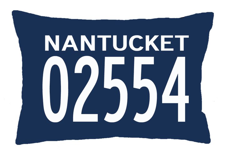 custom zip code pillows