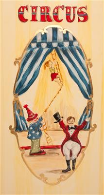 deluxe hamper circus motif