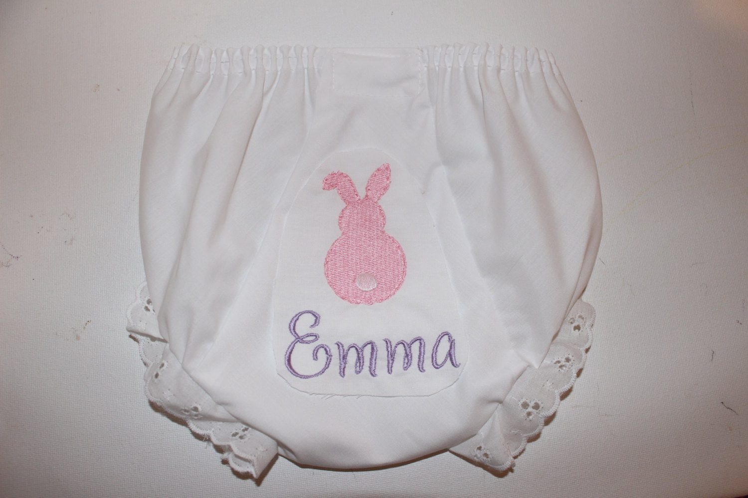 embroidered bunny bloomer