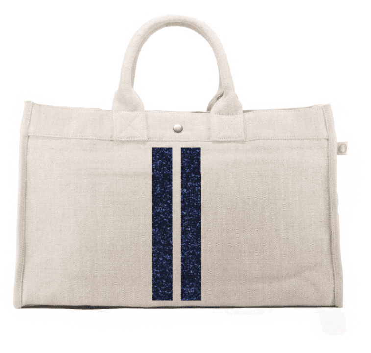 flax canvas tote