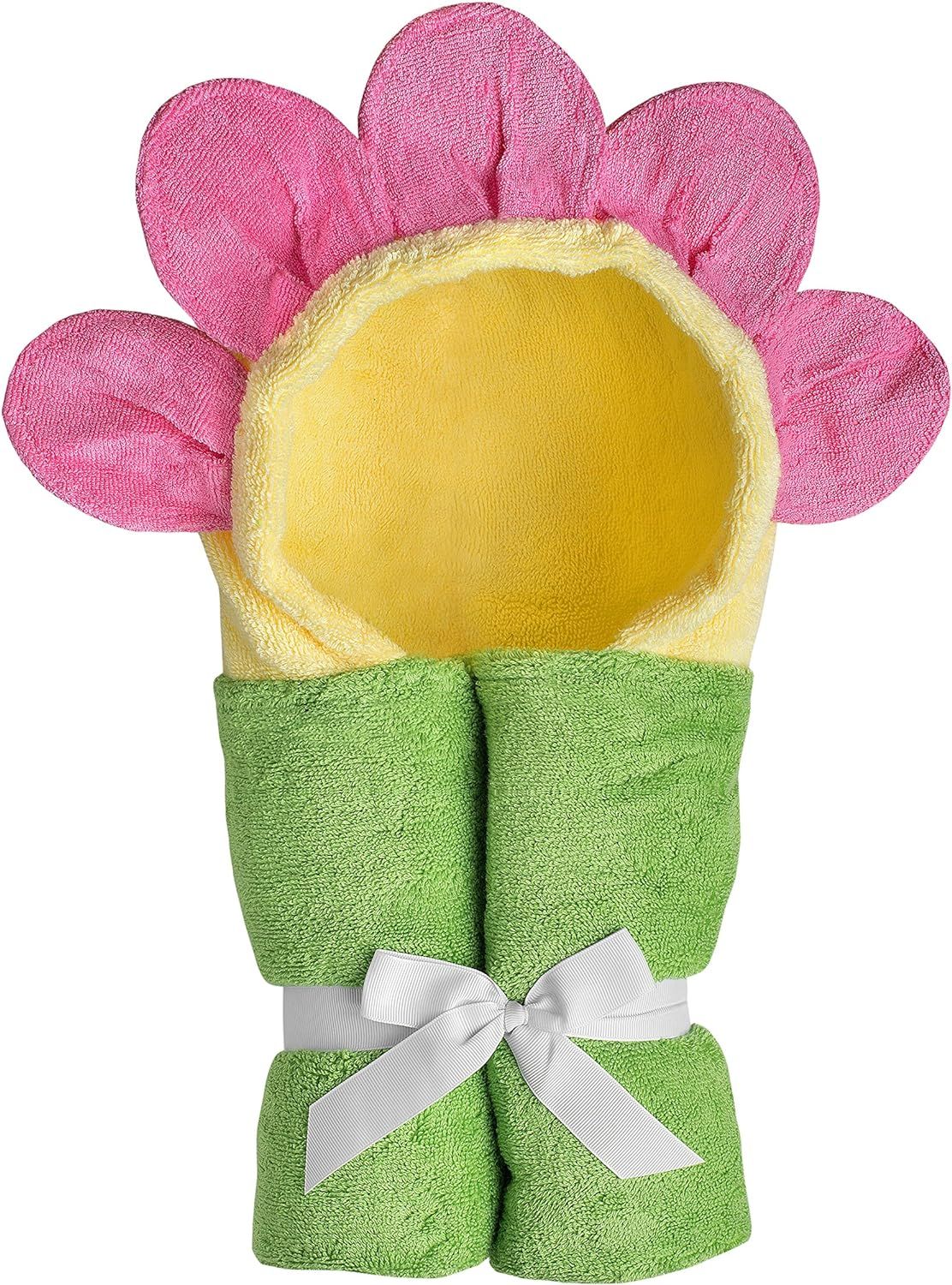 flower hooded towel
