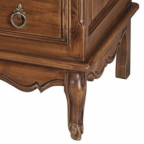 french chest (wood stain) with changing tray