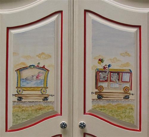 french full door armoire (circus)