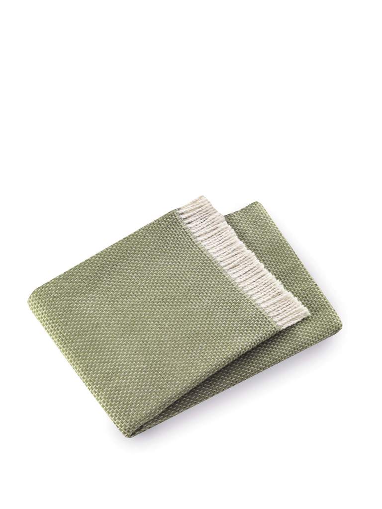 fringed throw blanket - rice pattern (several colors available)