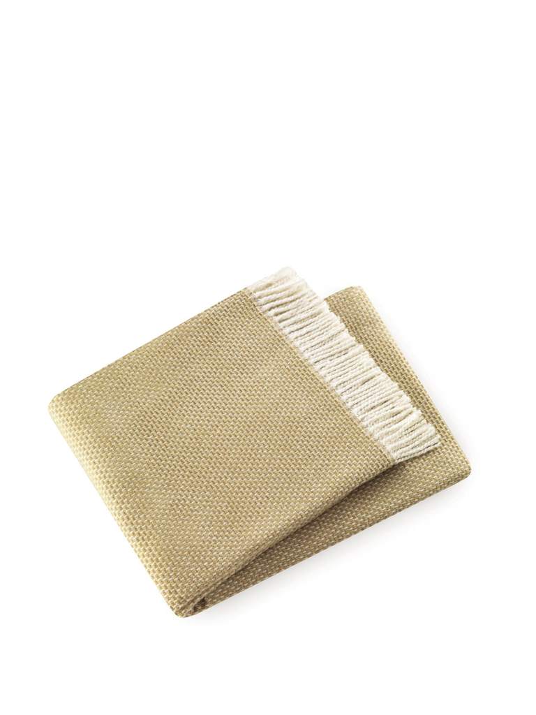 fringed throw blanket - rice pattern (several colors available)