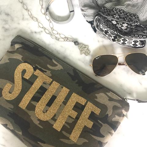 lux EW green camo tote