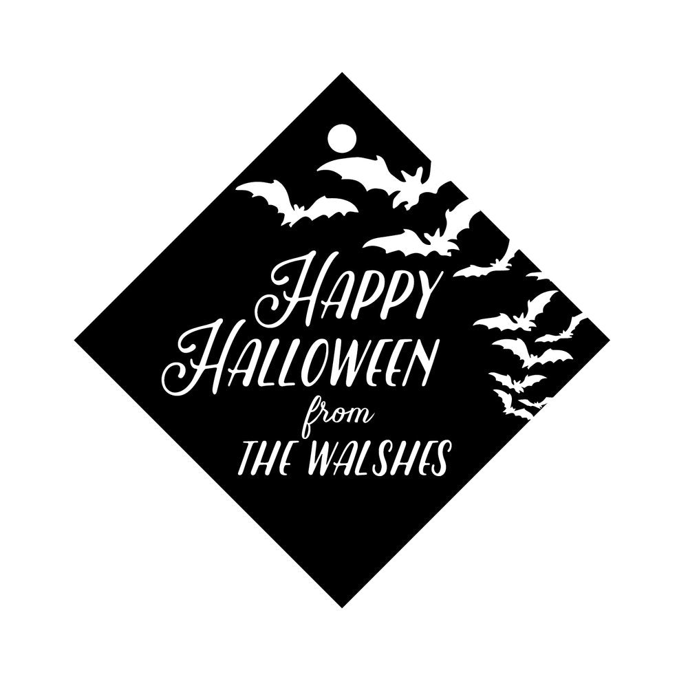 halloween gift tags foil - T169