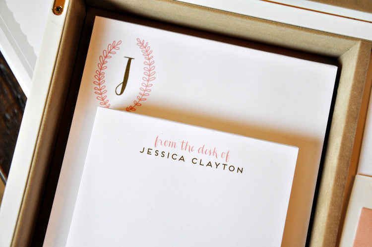 haute papier camel and gold stationery wardrobe