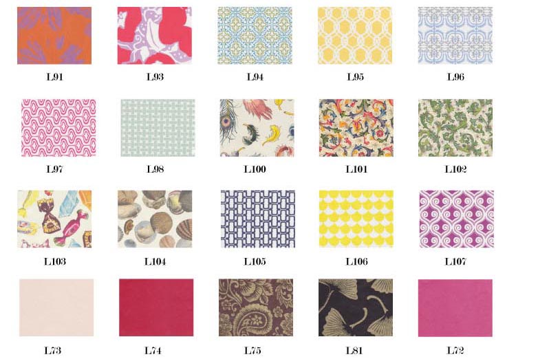 haute papier custom stationery paper liner samples
