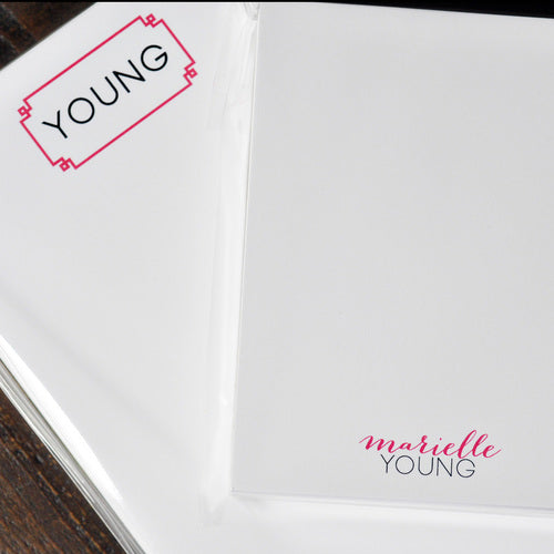 haute papier fuchsia stationery wardrobe