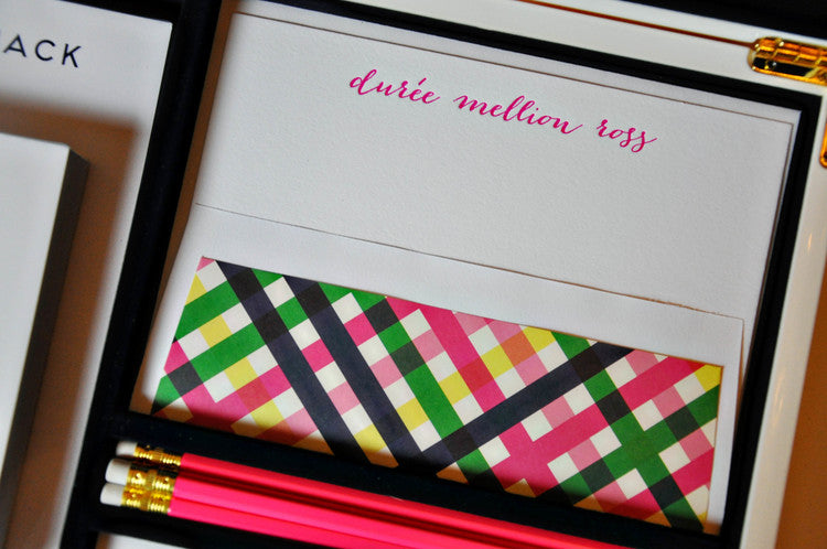 haute papier v2 navy stationery wardrobe
