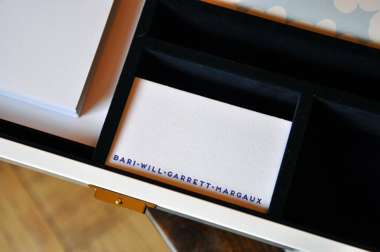 haute papier v4 navy stationery wardrobe