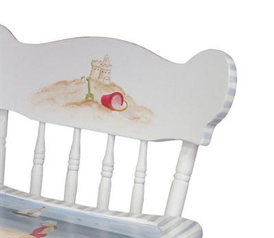 high chair (seashore motif)