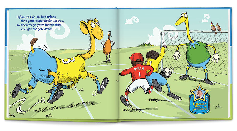 I'm an all-star personalized book (blue)