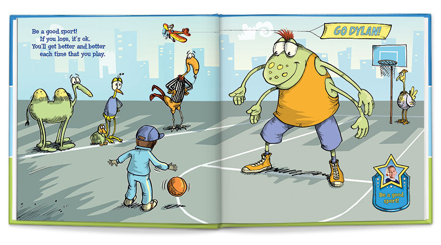 I'm an all-star personalized book (blue)