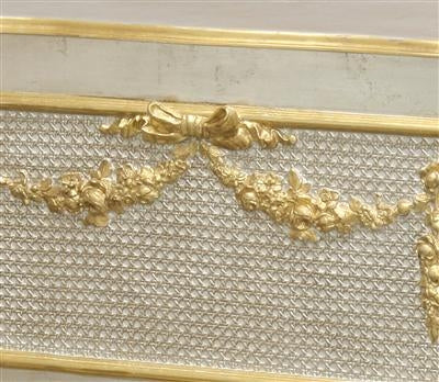 french toy chest silver with gold gilding