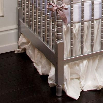 jenny lind crib metallic silver