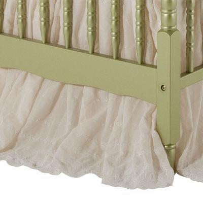 jenny lind crib - metallic sage