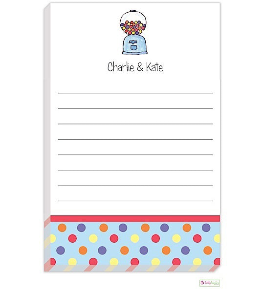 personalized - bubblegum notepad